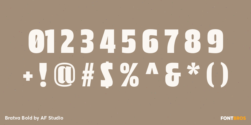 Bratva Bold Font Poster #4