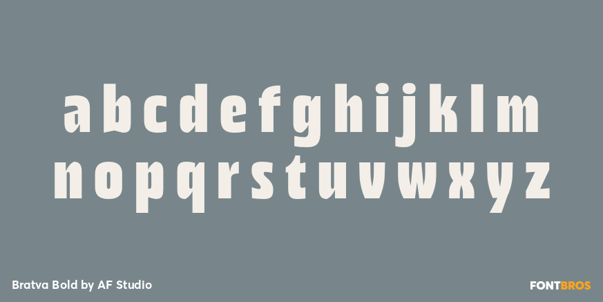 Bratva Bold Font Poster #3