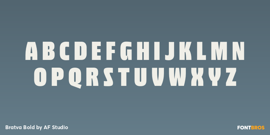 Bratva Bold Font Poster #2