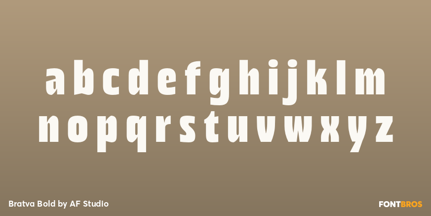 Bratva Bold Font Poster #3