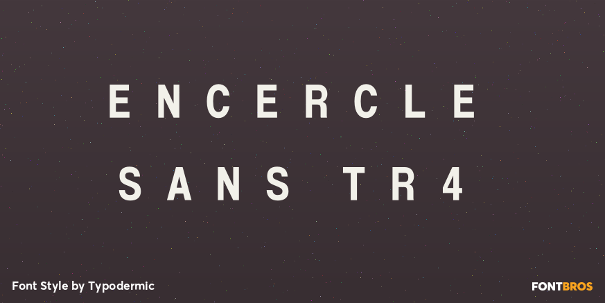 Encercle Sans TR4 Poster
