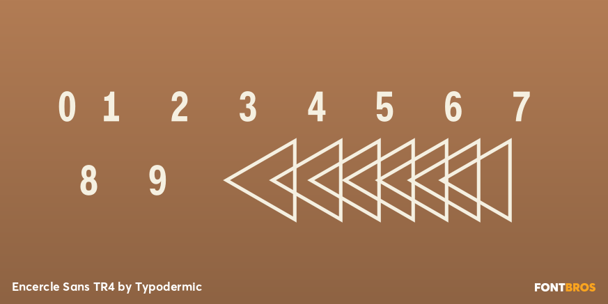 Encercle Sans TR4 Font Poster #1