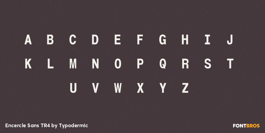 Encercle Sans TR4 Font Poster #2