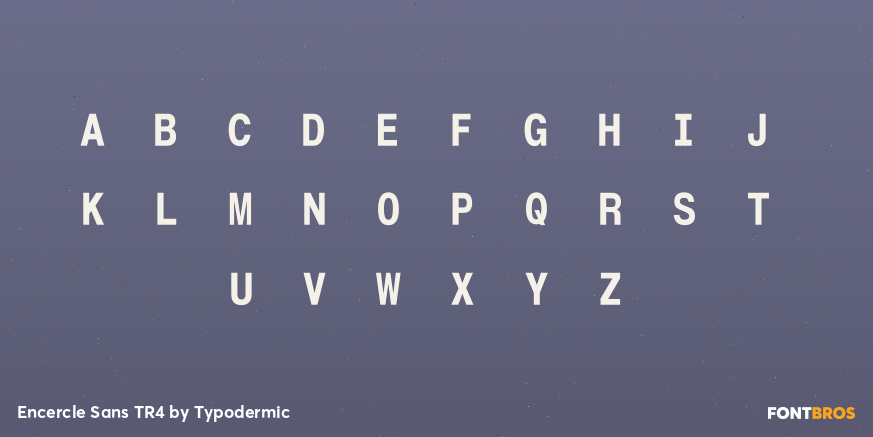 Encercle Sans TR4 Font Poster #1
