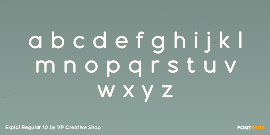 Espial Regular 10 Font Poster #3