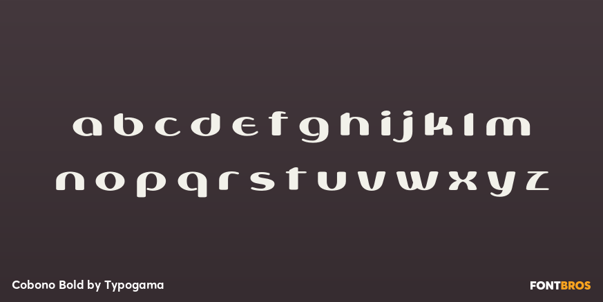 Cobono Bold Font Poster #3