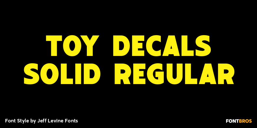 Toy Decals Solid Regular Poster