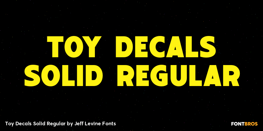 Toy Decals Solid Regular Poster