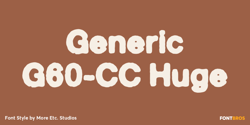 Generic G60-CC Huge Poster