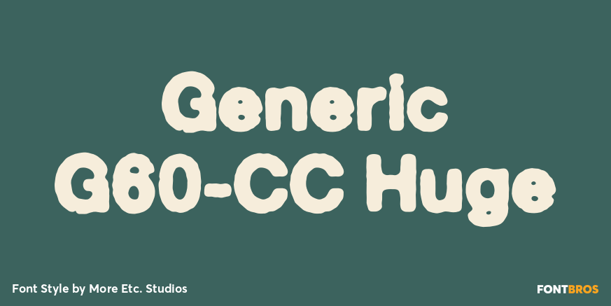Generic G60-CC Huge Poster