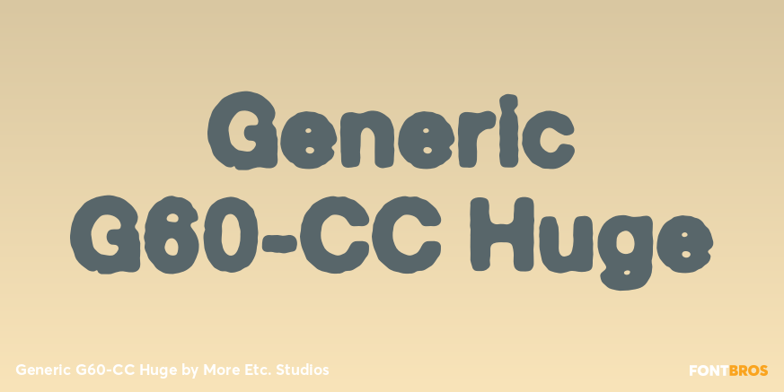 Generic G60-CC Huge Poster