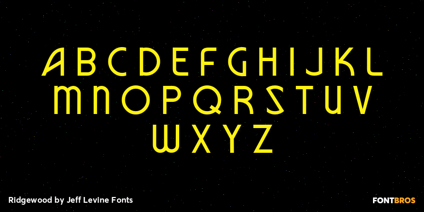 Ridgewood Font Poster #3