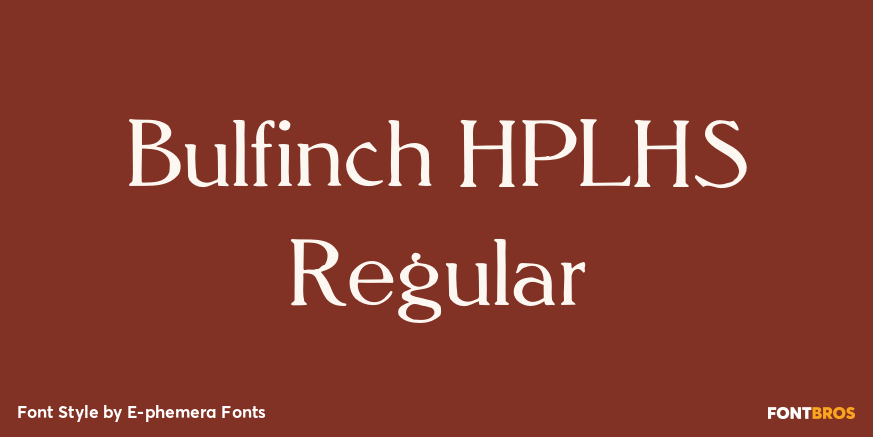 Bulfinch HPLHS Regular Poster