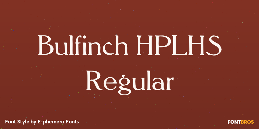 Bulfinch HPLHS Regular Poster