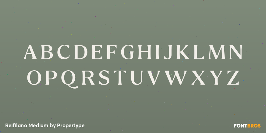 Reifilano Medium Font Poster #2