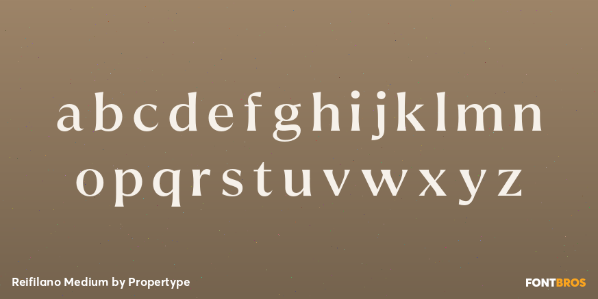 Reifilano Medium Font Poster #3