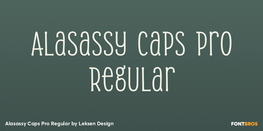 Alasassy Caps Pro Regular Poster