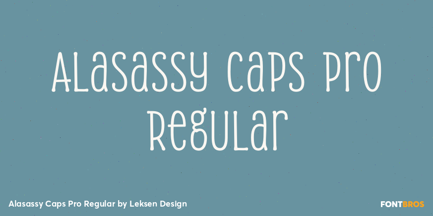 Alasassy Caps Pro Regular Poster