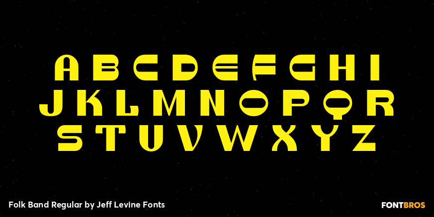 Folk Band Regular Font Poster #3