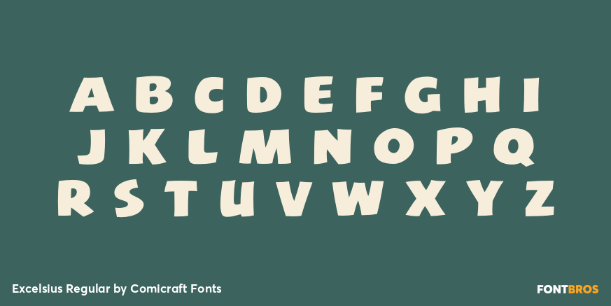 Excelsius Regular Font Poster #2