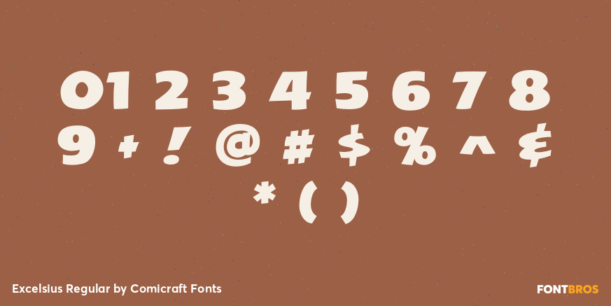 Excelsius Regular Font Poster #4