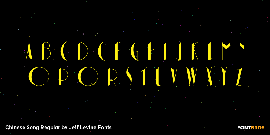 Chinese Song Regular Font Poster #1