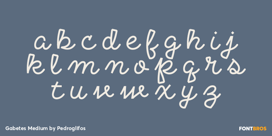 Gabetes Medium Font Poster #3