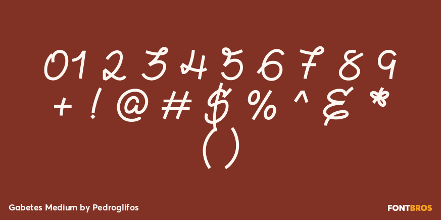 Gabetes Medium Font Poster #4