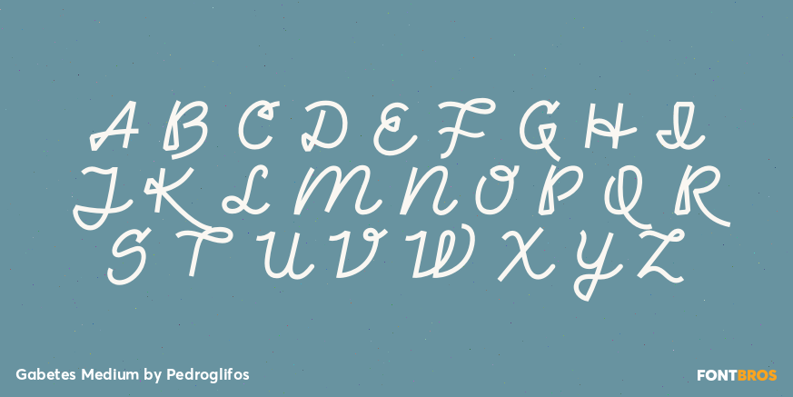 Gabetes Medium Font Poster #1