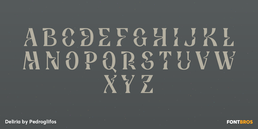 Deliria Font Poster #1