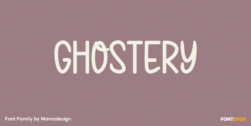 Ghostery Font Poster