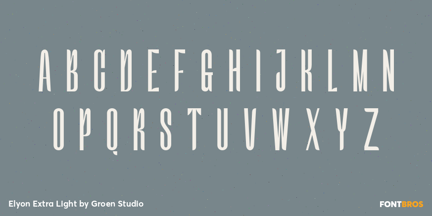 Elyon Extra Light Font Poster #2