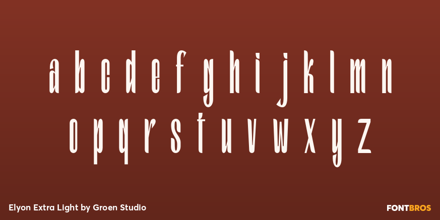 Elyon Extra Light Font Poster #3