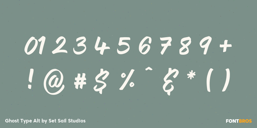 Ghost Type Alt Font Poster #4