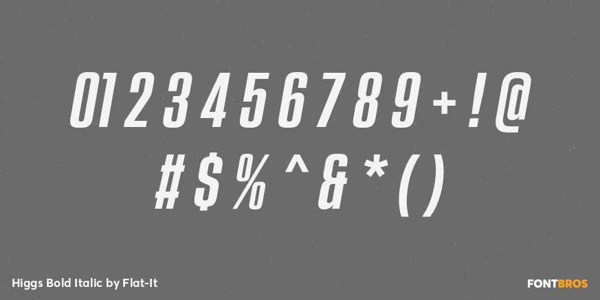 Higgs Bold Italic Font Poster #4