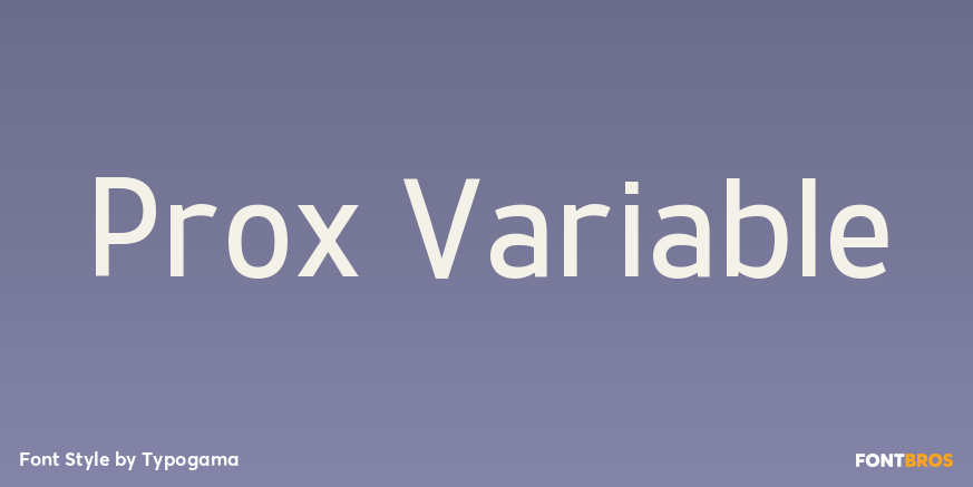 Prox Variable Poster
