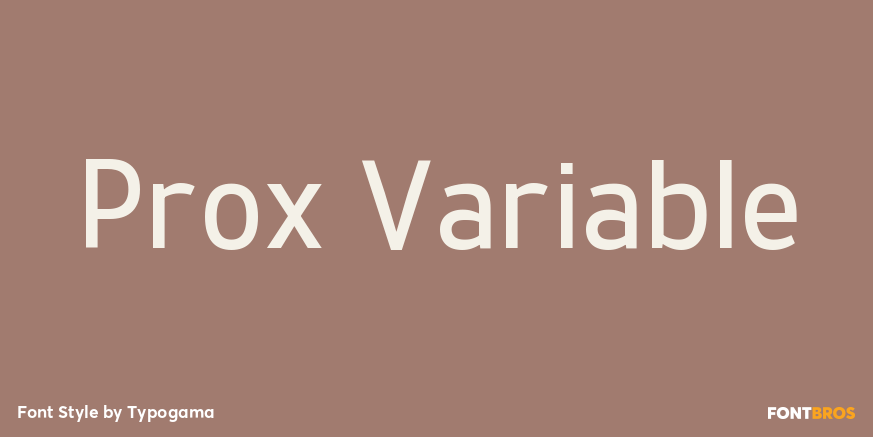Prox Variable Poster