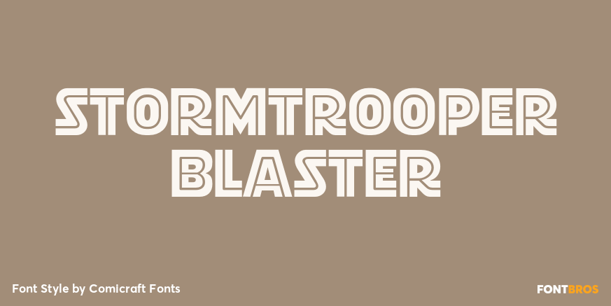 Stormtrooper Blaster Poster
