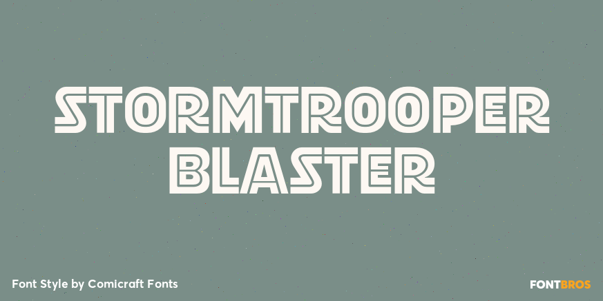 Stormtrooper Blaster Poster