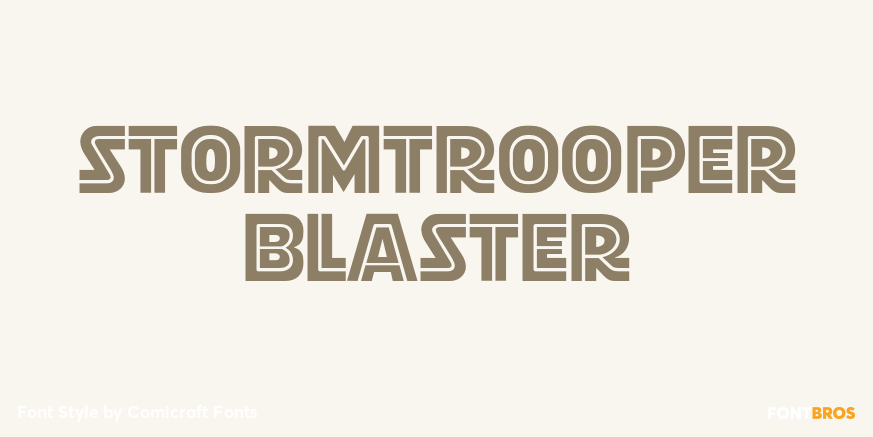 Stormtrooper Blaster Poster