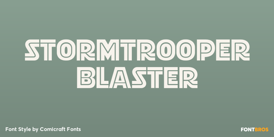 Stormtrooper Blaster Poster