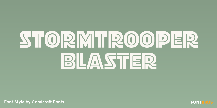 Stormtrooper Blaster Poster