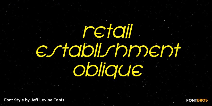 Retail Establishment Oblique Poster