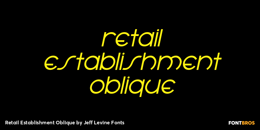 Retail Establishment Oblique Poster