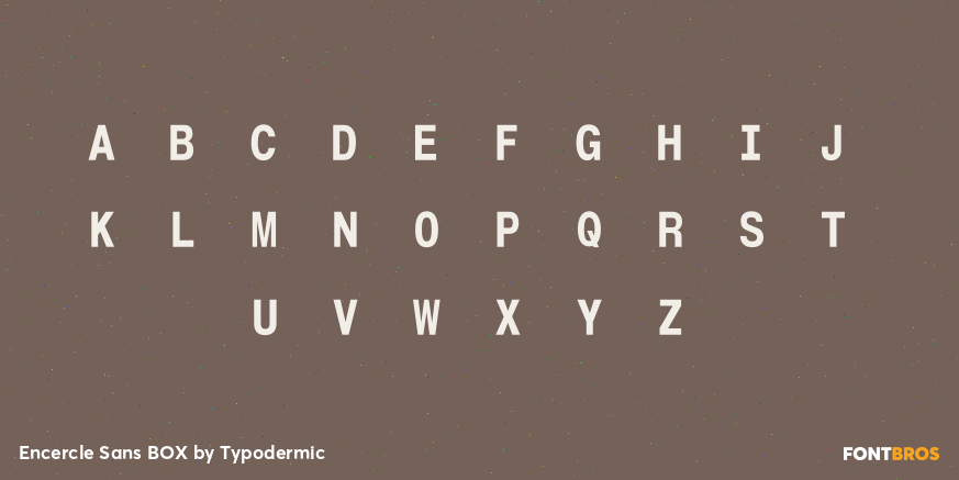 Encercle Sans BOX Font Poster #3