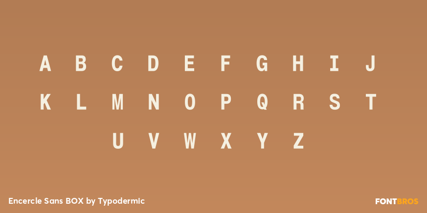 Encercle Sans BOX Font Poster #1
