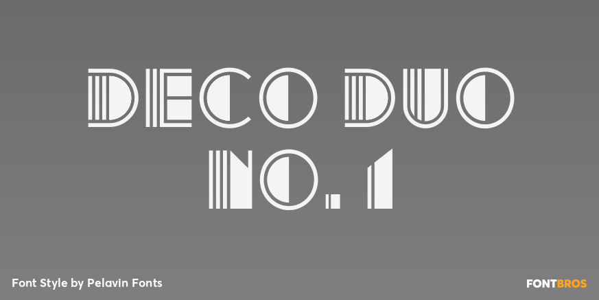 Deco Duo No. 1 Poster