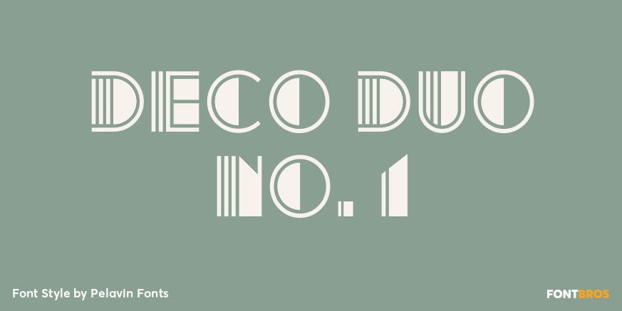 Deco Duo No. 1 Poster