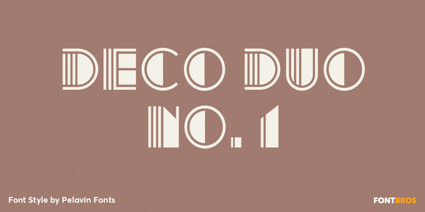 Deco Duo No. 1 Poster