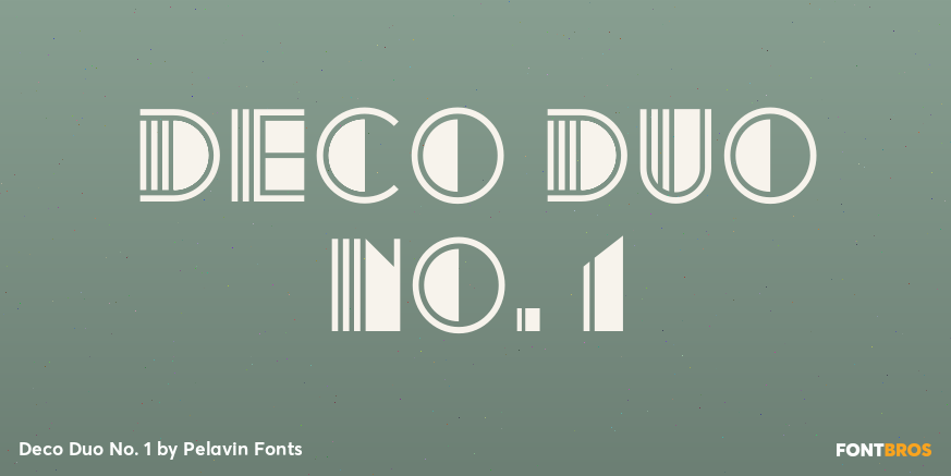 Deco Duo No. 1 Poster